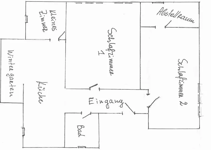 Апартаменты Apartment In Chemnitz, Ebersdorfer Wald